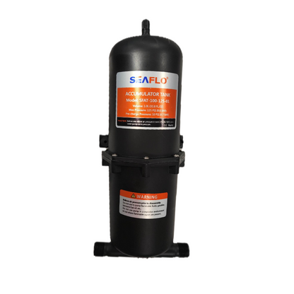 Seaflo Accumulator Tank Booster Pump 1L/33 OZ 125 PSI Easy Connect Ideal for RV Yachts RVs Agriculture Flow Control Pressurized Water Systems