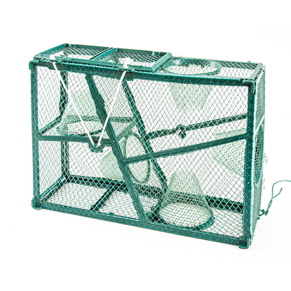 Crayfish Shrimp Prawn Scampi Live Trap Net Bait Fishing Cage AU
