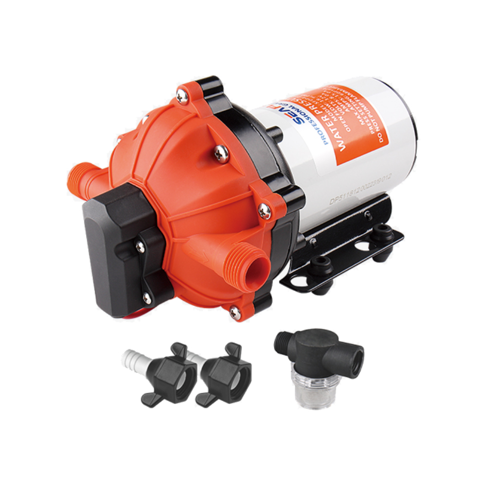 SEAFLO 51 Series EXTREME 12V DC Diaphragm Pump - Ideal for Boats, Vans, and RV's