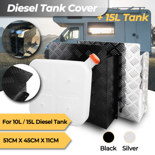 Caravan Diesel Tank Cover + 15L Tank